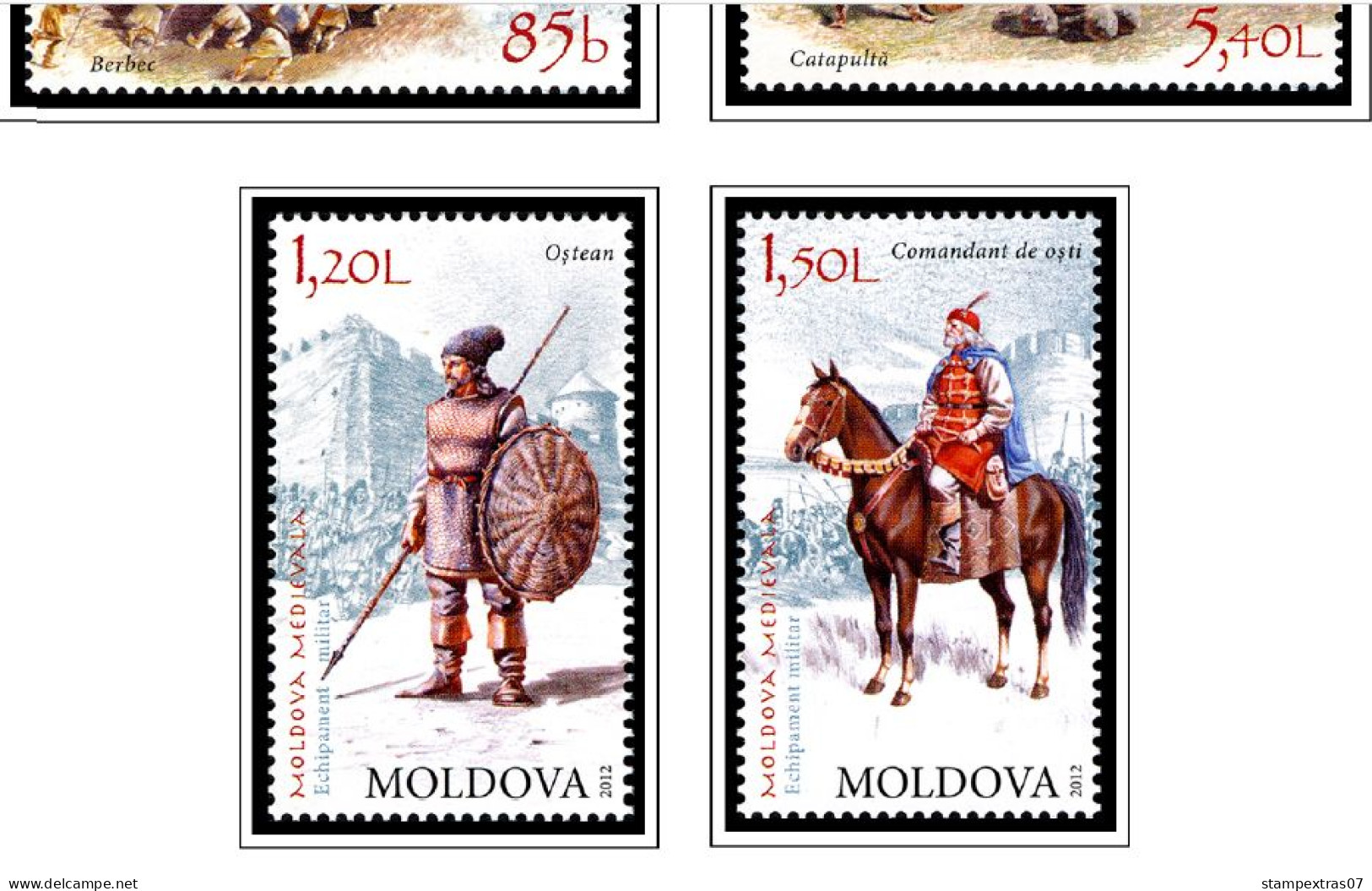 COLOR PRINTED MOLDOVA 2011-2020 STAMP ALBUM PAGES (52 illustrated pages) >> FEUILLES ALBUM