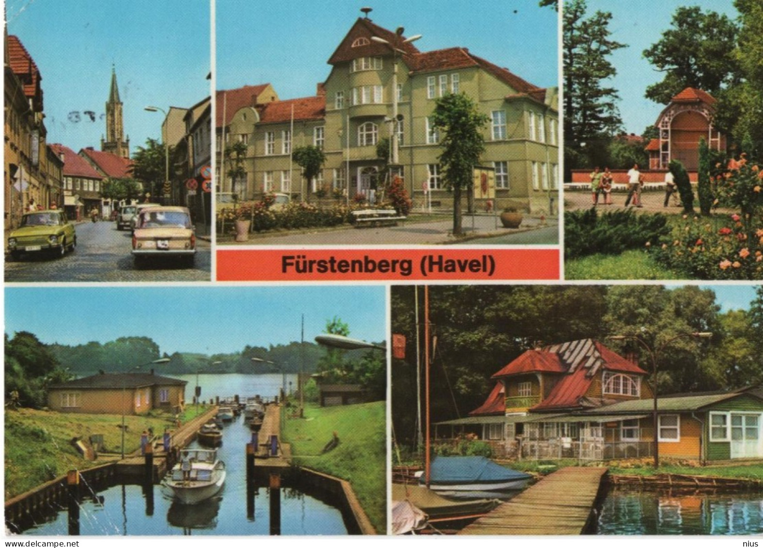 Germany Deutschland 1982 Furstenberg Havel, Frieden Und Volkerfreundschaft - Postcards - Used