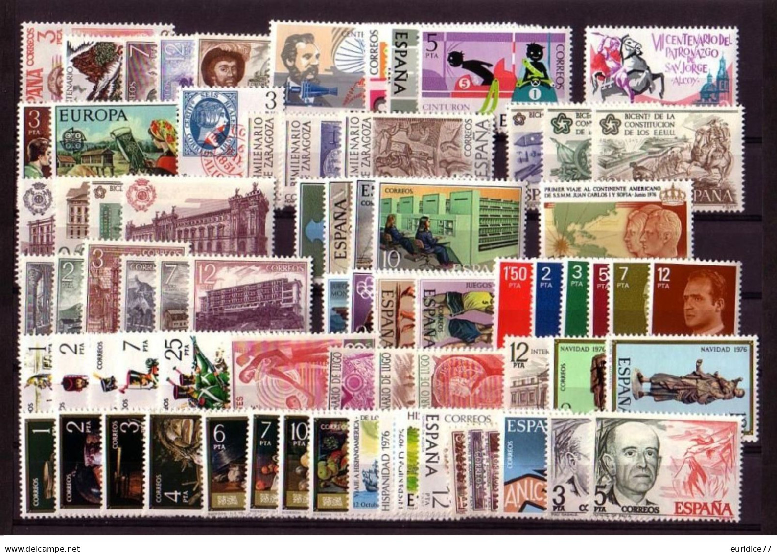 Spain España Espagne 1976 - Año Completo Complete Year Mnh** - Annate Complete