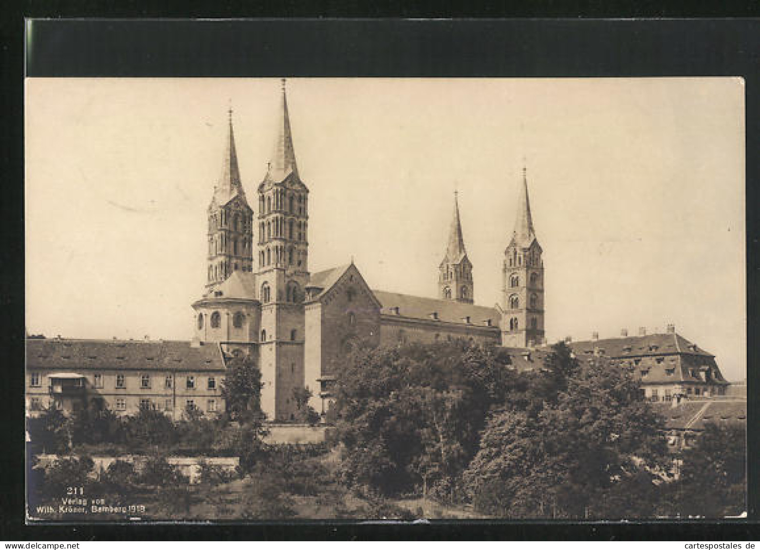 AK Bamberg, Dom-Westansicht  - Bamberg