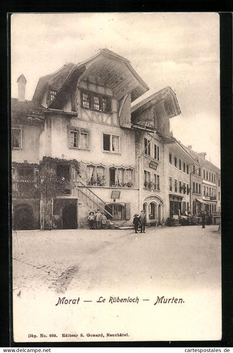 AK Murten, Gasthaus Rübenloch  - Morat