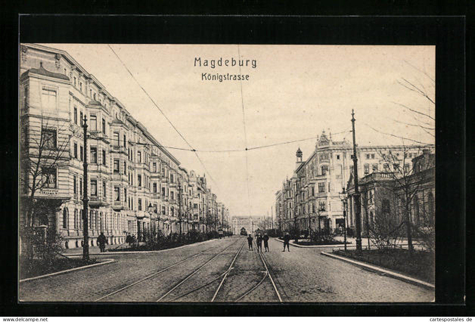 AK Magdeburg, Königstrasse Mit Lotterie  - Maagdenburg