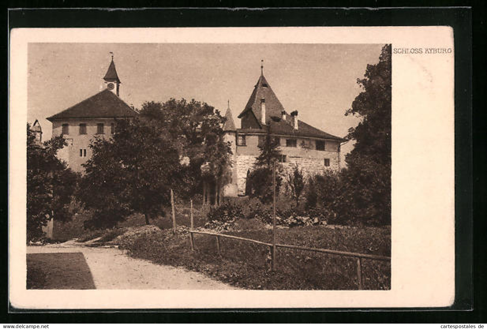 AK Kyburg, Blick Zum Schloss  - Sonstige & Ohne Zuordnung