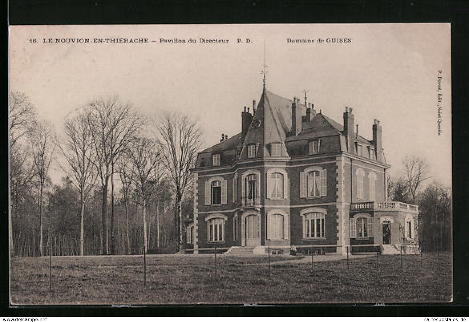 CPA Le Nouvion-en-Thiérache, Pavillon Du Directeur, Domaine De Guises  - Guise