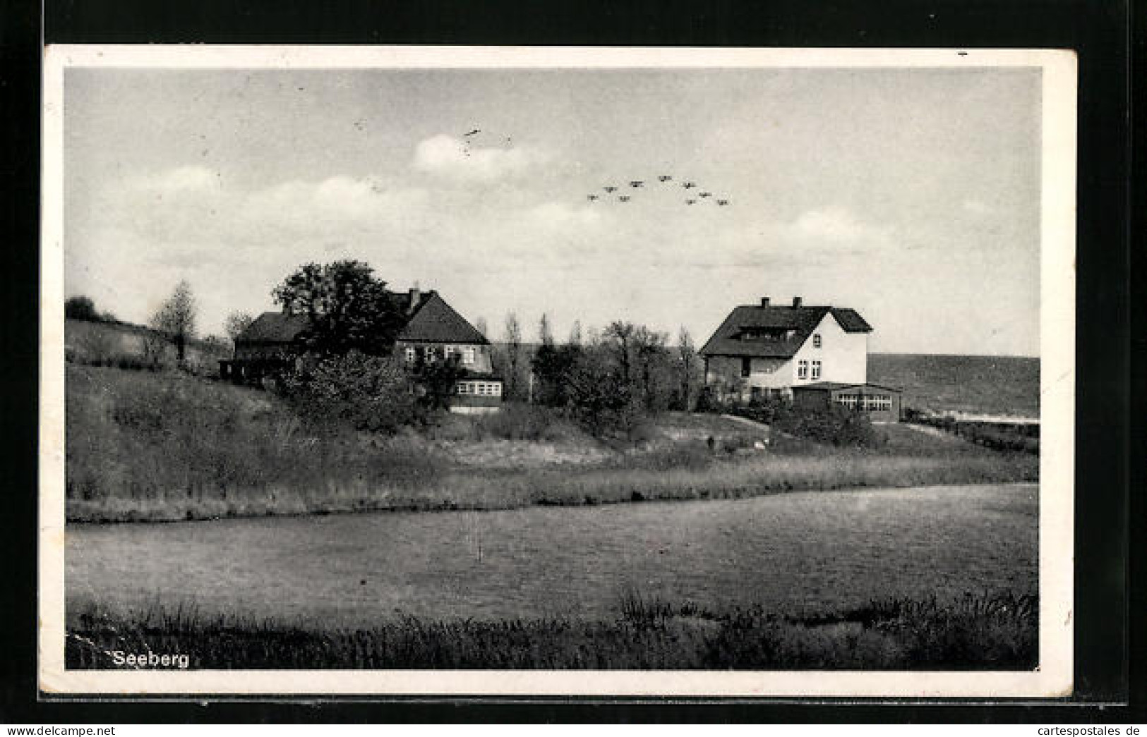 AK Seeberg B. Eckernförde, Rotes Kreuz-Heim Aus Der Ferne  - Eckernfoerde