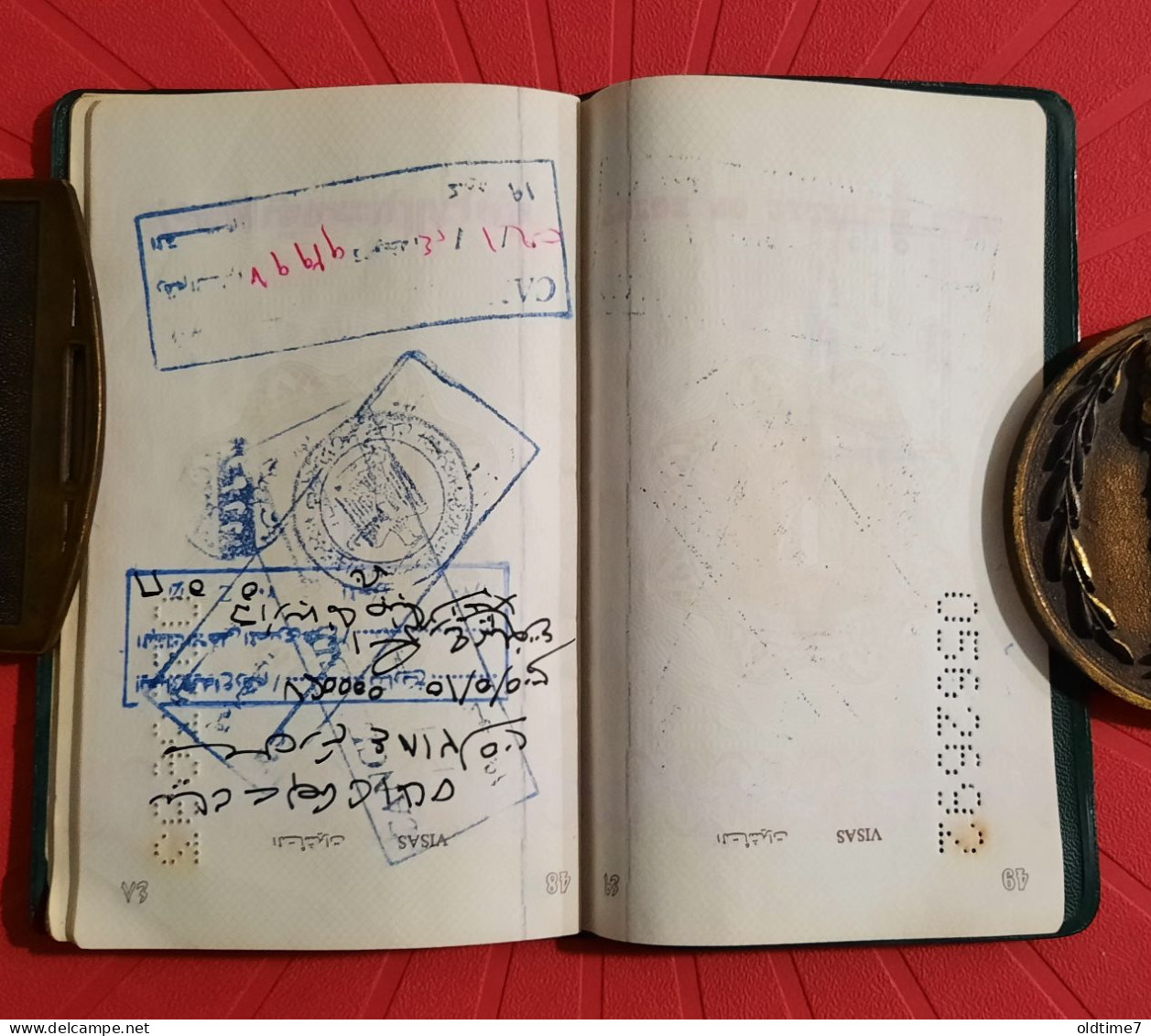 Egypt passport,  pasaporte, passeport, reisepass 2005