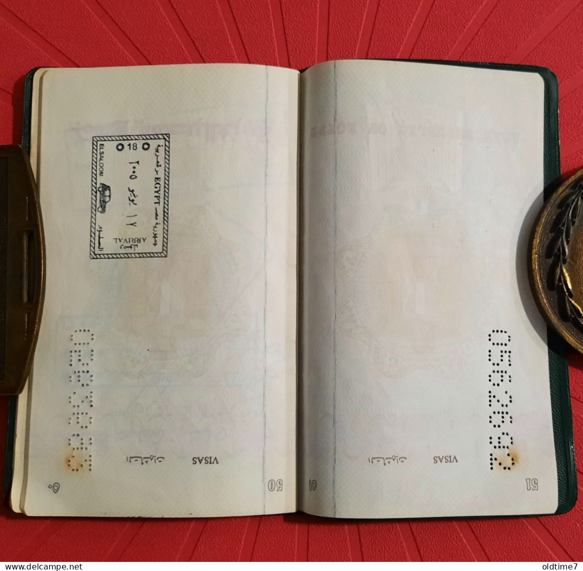 Egypt passport,  pasaporte, passeport, reisepass 2005