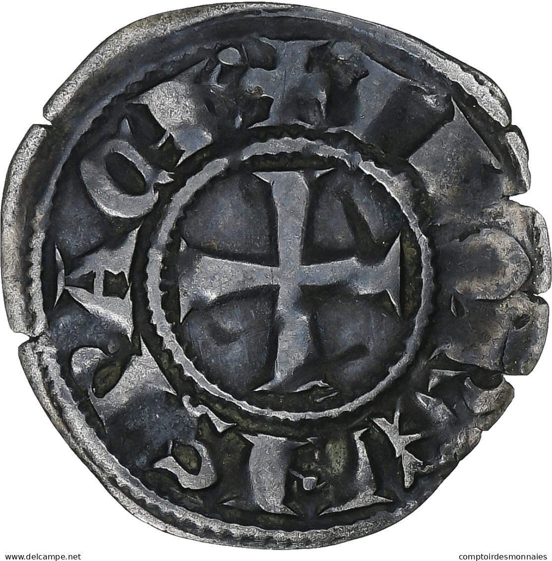 Grèce Franque, Principauté D'Achaïe, Florent De Hainaut, Denier, 1289-1297 - Altri & Non Classificati