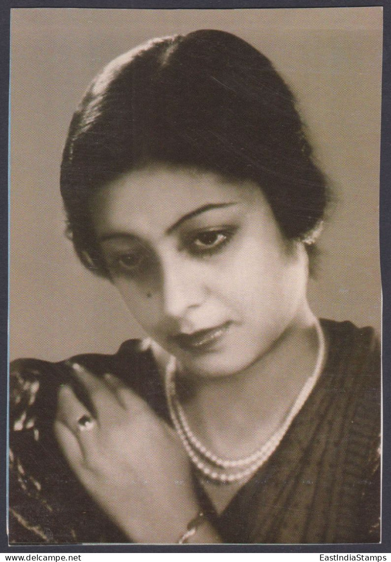 Inde India Mint Unused Postcard Kanan Devi, Heroines Of Indian Cinema, Film, Films, Actress, Movies, Bollywood - Indien