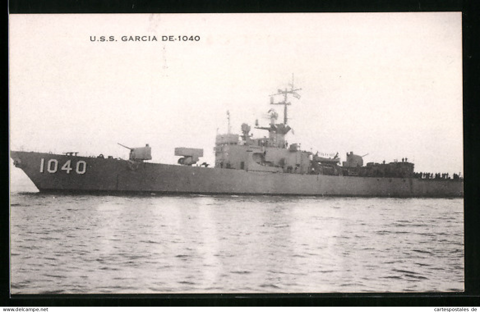 AK USS Garcia DE-1040, Kriegsschiff  - Guerre