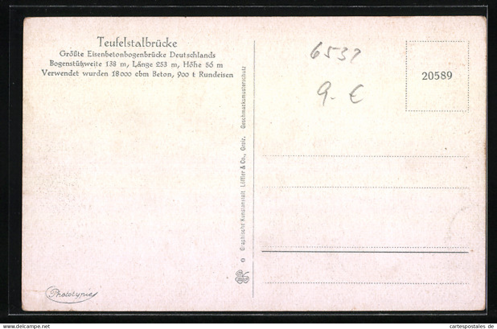 AK Teufelstalbrücke Der Reichsautobahn Bei Hermsdorf-Bad Klosterlausnitz-Eisenberg  - Other & Unclassified