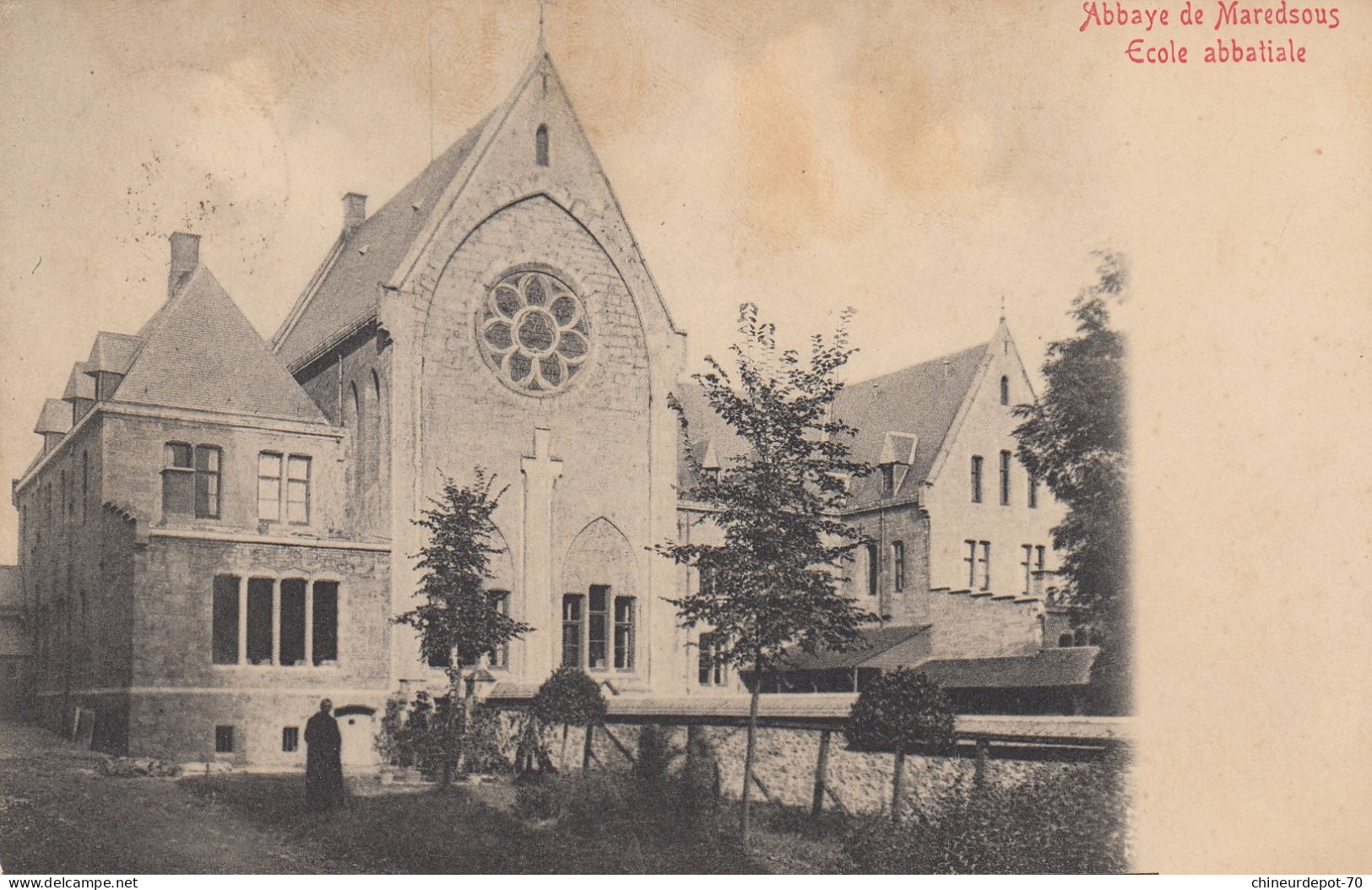 MAREDSOUS L ABBAYE . ECOLE ABBATIALE - Sonstige & Ohne Zuordnung