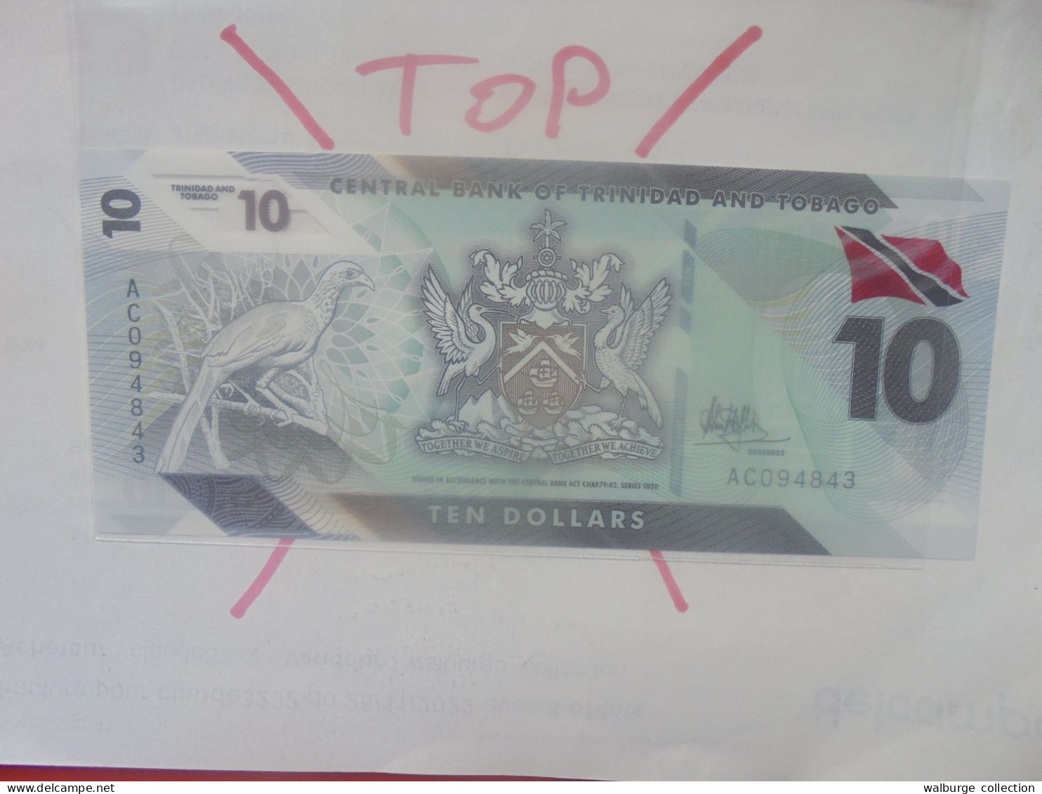 TRINIDAD-TOBAGO 10$ 2020 (Polymer) Neuf (B.33) - Trinidad & Tobago