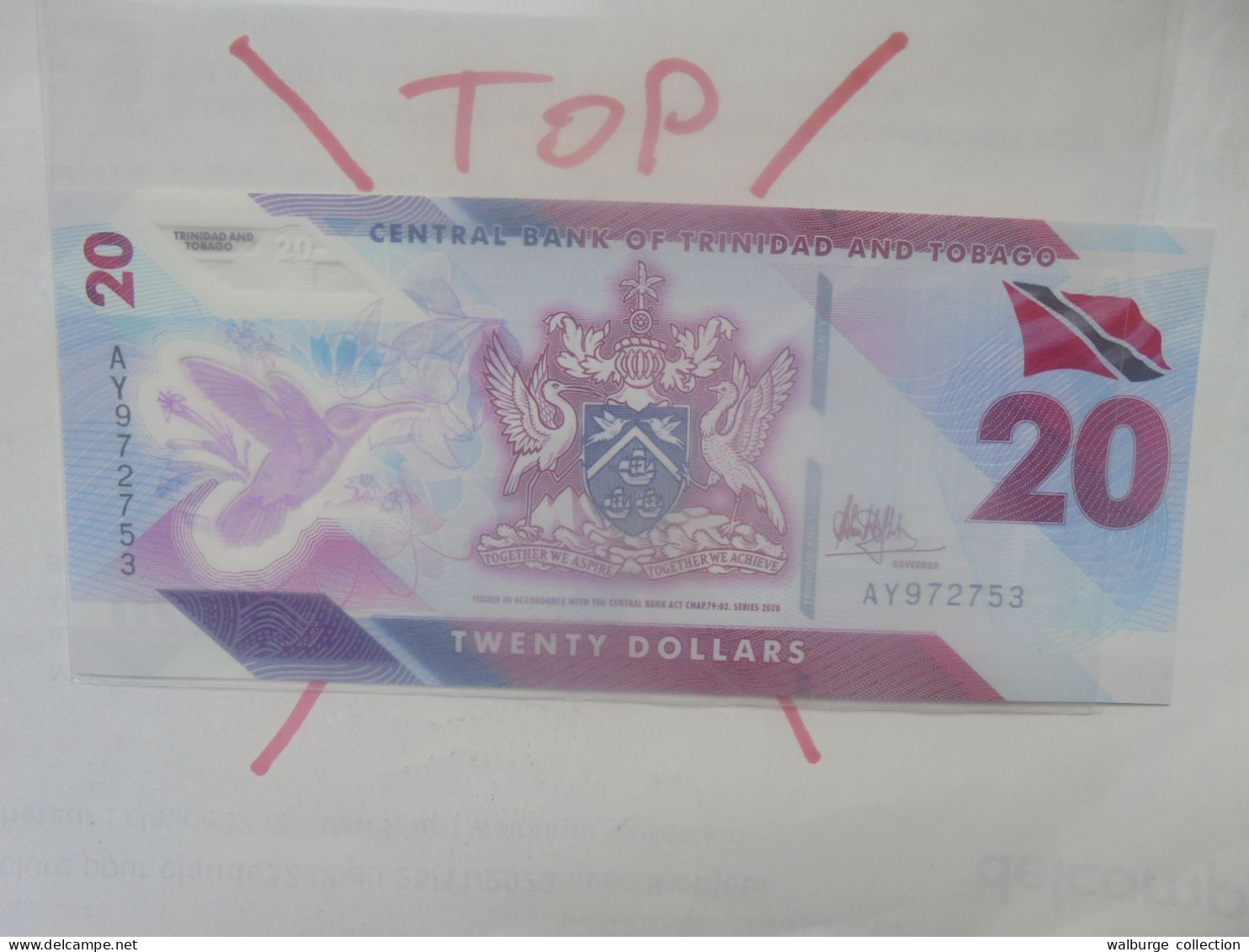 TRINIDAD-TOBAGO 20$ 2020 (Polymer) Neuf (B.33) - Trinité & Tobago