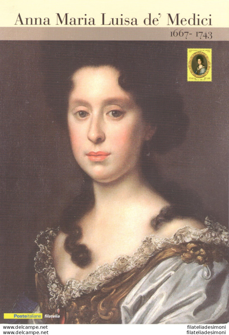 2013 Italia - Repubblica, Folder - Anna Maria Luisa De Medici N. 337 - MNH** - Presentation Packs