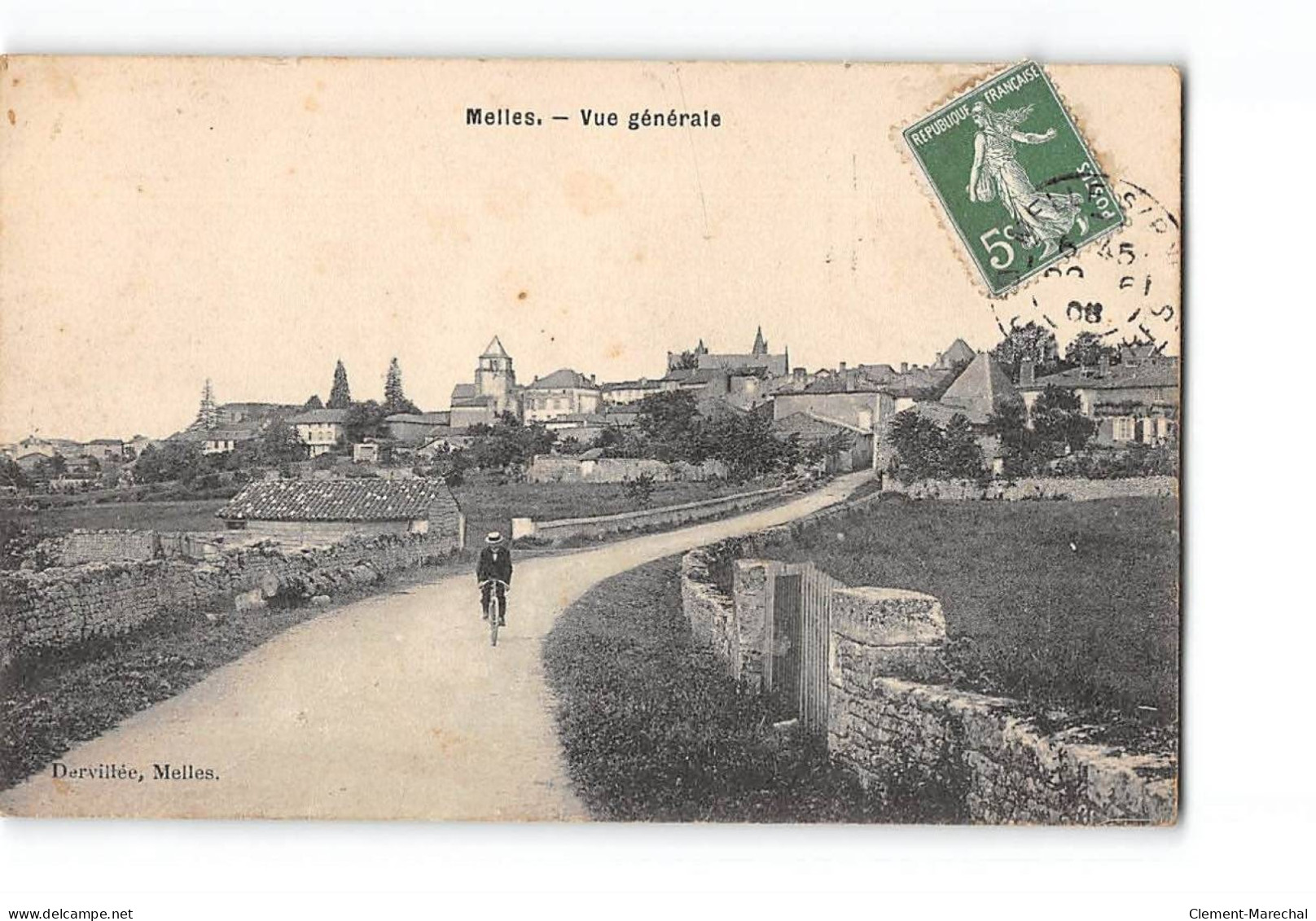 MELLE - Vue Générale - Très Bon état - Melle