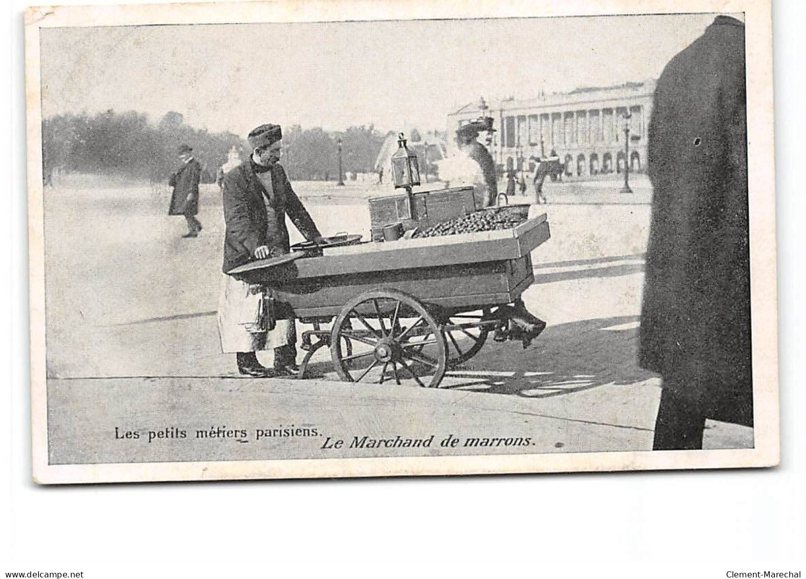 PARIS - Les Petits Métiers Parisiens - Le Marchand De Marrons - Très Bon état - Artesanos De Páris