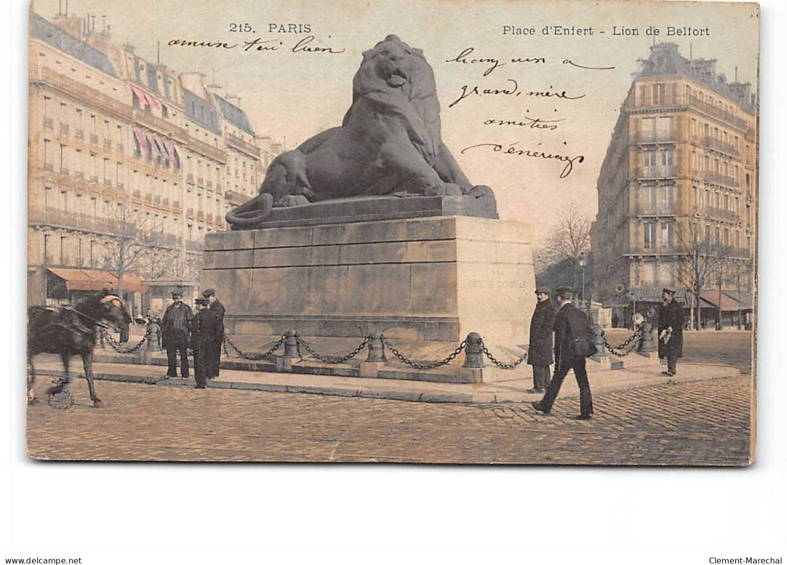 PARIS - Place D'Enfert - Lion De Belfort - Très Bon état - Squares