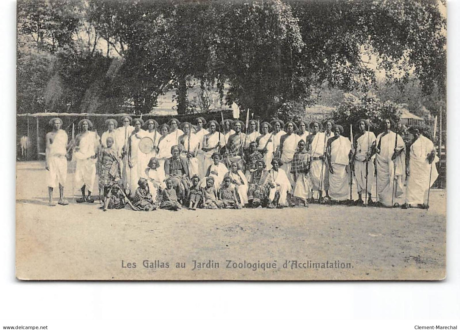 PARIS - Les Gallas Au Jardin Zoologique D'Acclimatation - Très Bon état - Parcs, Jardins