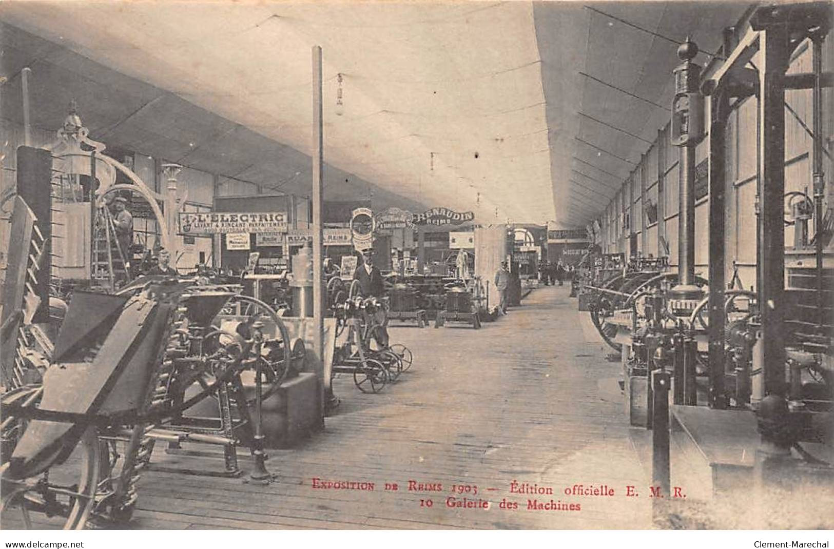 Exposition De REIMS 1903 - Galerie Des Machines - Très Bon état - Reims