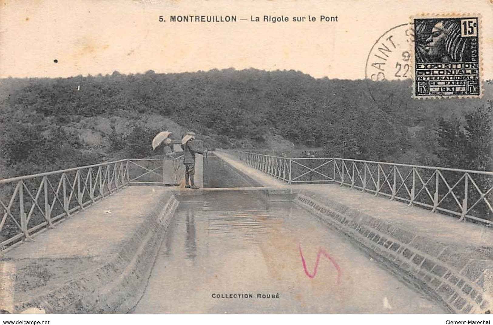 MONTREUILLON - La Rigole Sur Le Pont - Très Bon état - Andere & Zonder Classificatie