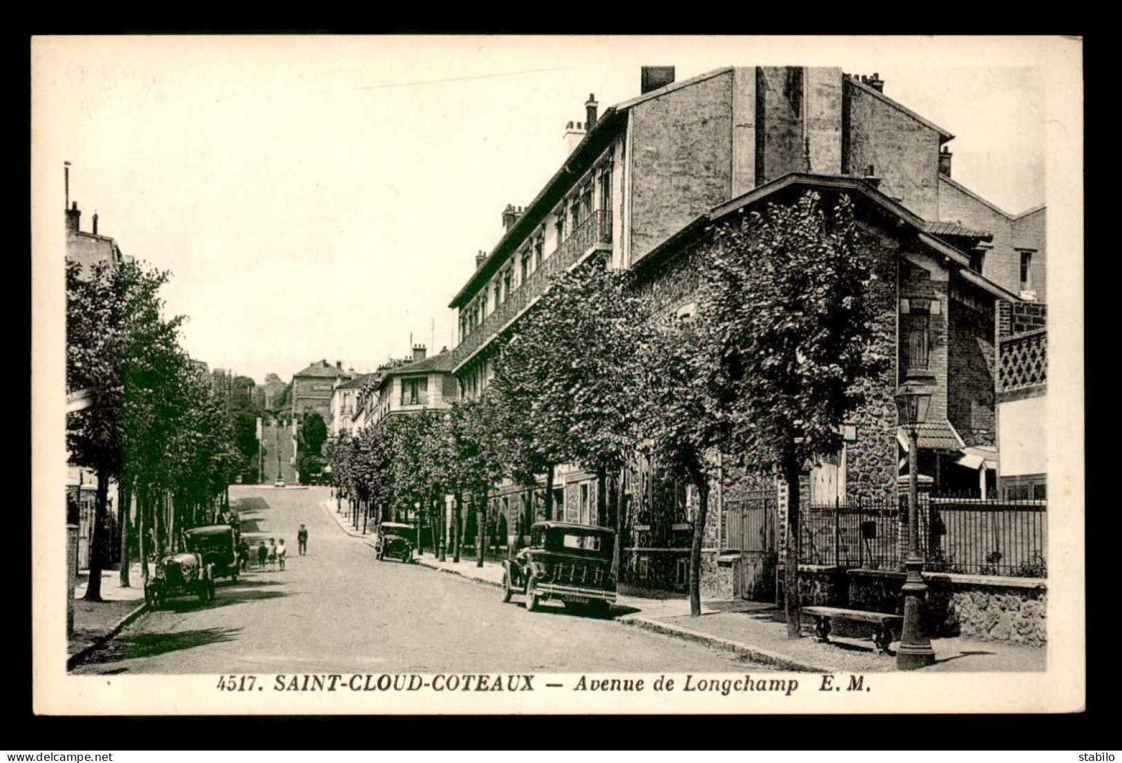 92 - SAINT-CLOUD-COTEAUX - AVENUE DE LONGCHAMP - Saint Cloud