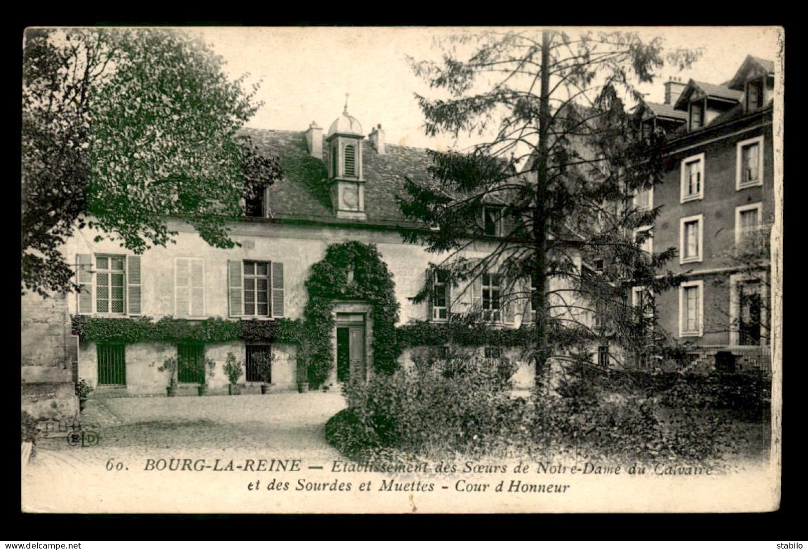 92 - BOURG-LA-REINE - ETS DES SOEURS DE N-D DU CALVAIRE ET DES SOURDES ET MUETTES - Bourg La Reine