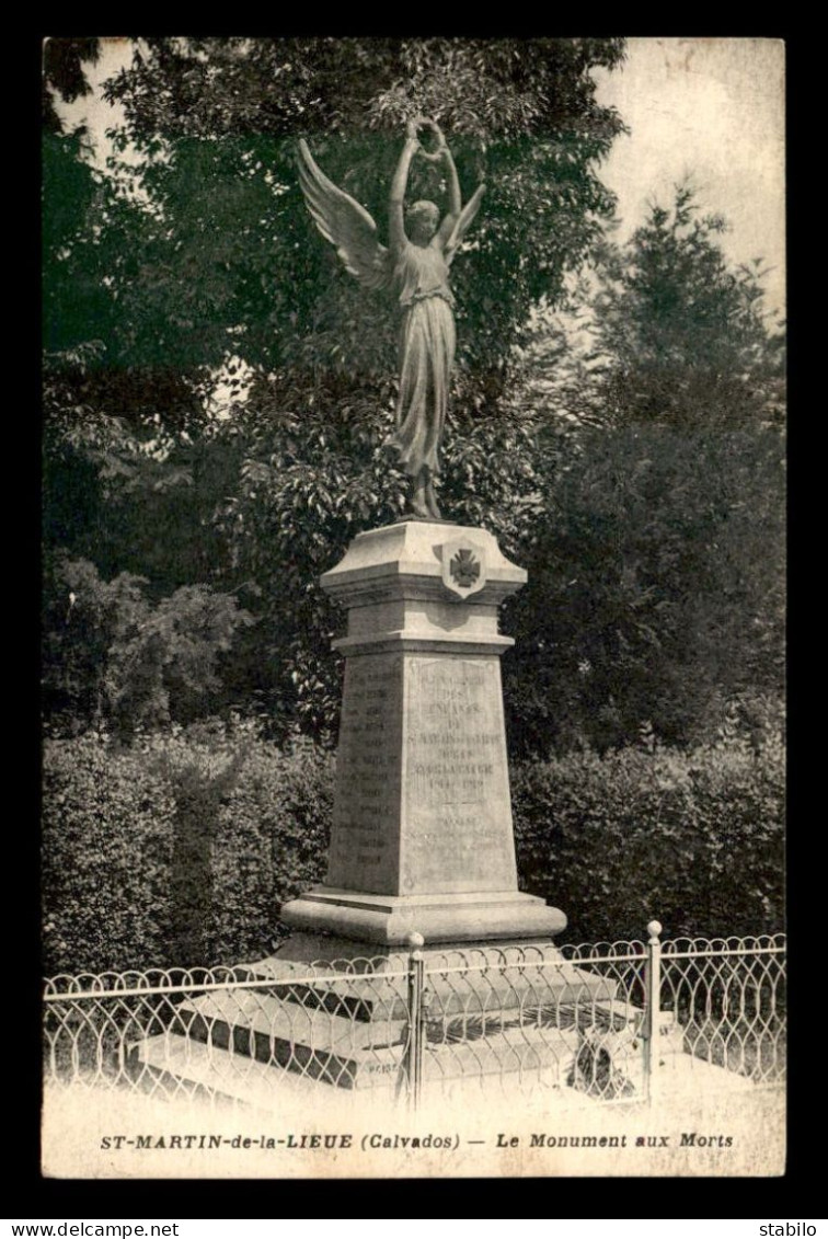 14 - ST-MARTIN-DE-LA-LIEUE - LE MONUMENT AUX MORTS - Other & Unclassified