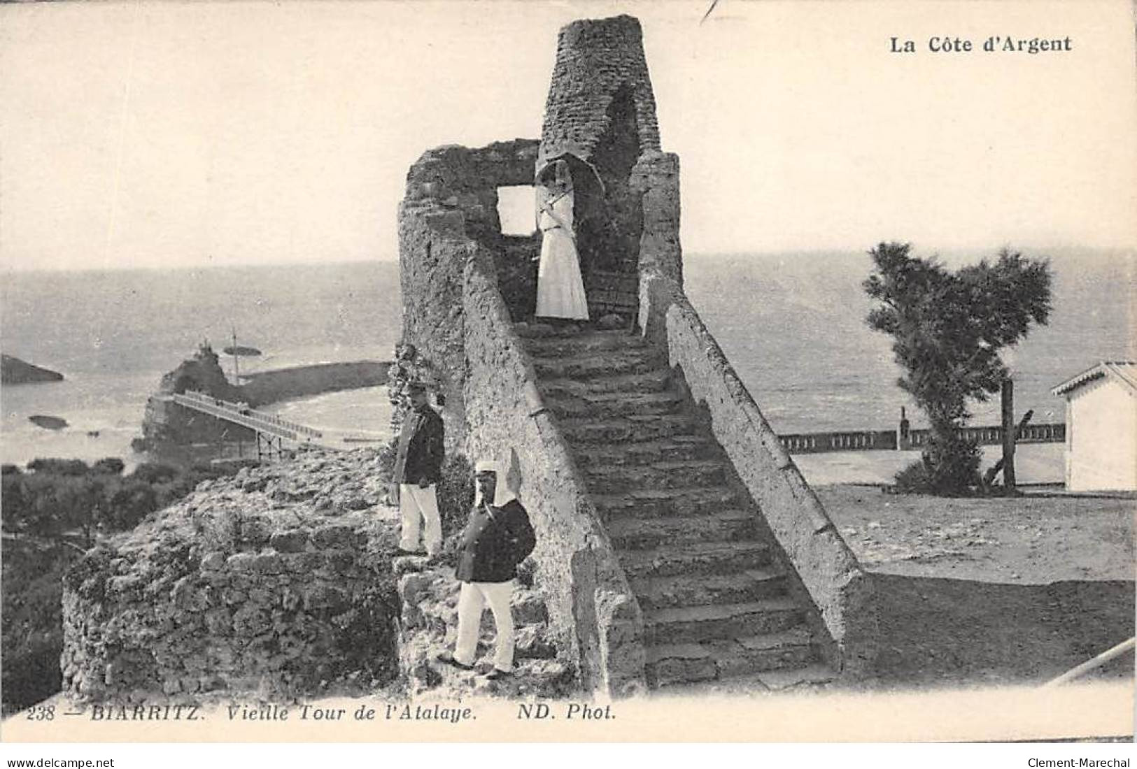 BIARRITZ - Vieille Tour De L'Atalaye - Très Bon état - Biarritz