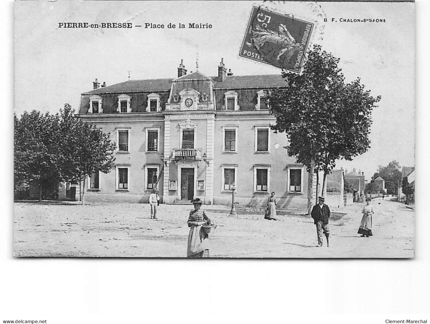 PIERRE EN BRESSE - Place De La Mairie - Très Bon état - Autres & Non Classés