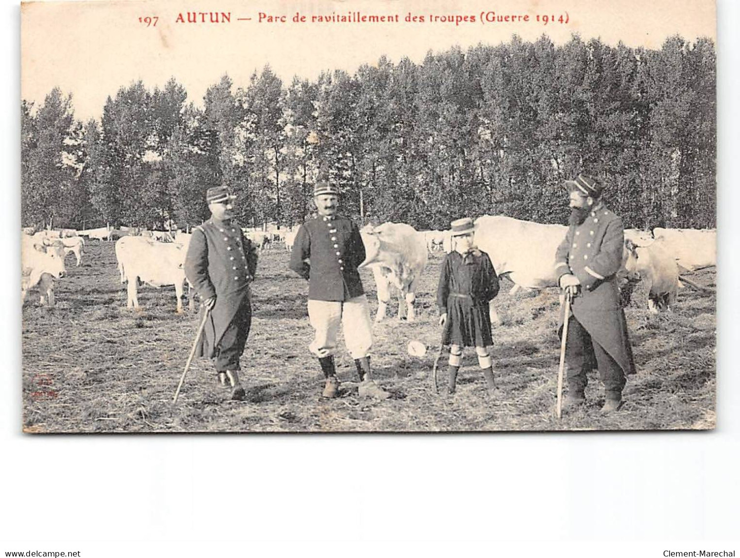 AUTUN - Parc De Ravitaillement Des Troupes - Guerre 1914 - Très Bon état - Autun