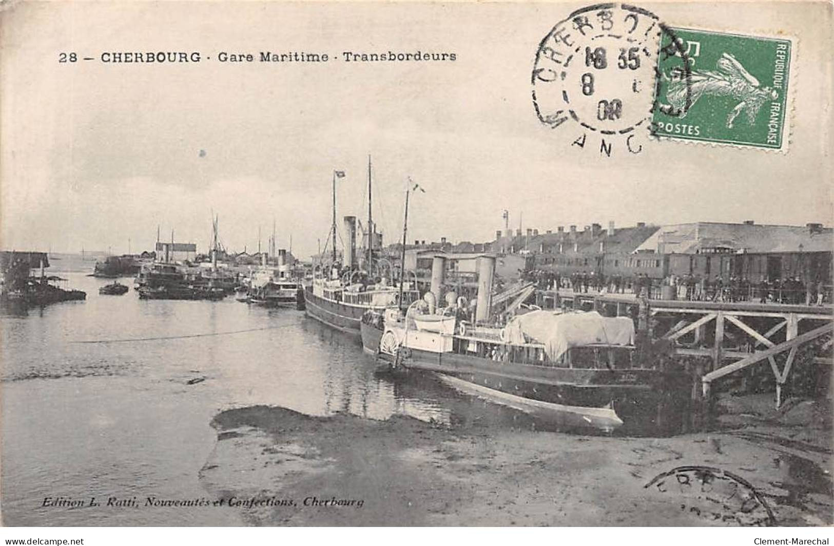 CHERBOURG - Gare Maritime - Transbordeur - Très Bon état - Cherbourg