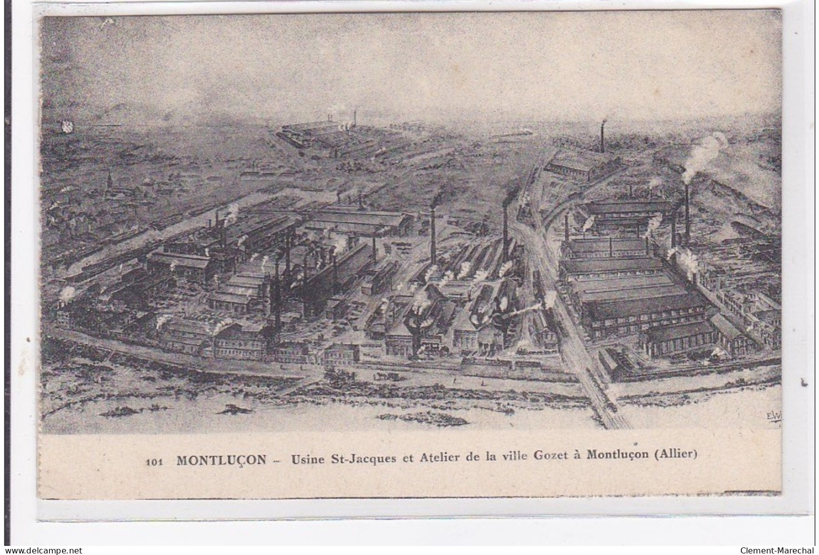 MONTLUCON : Usine St-jacques Et Atelier De La Ville Gozet - Tres Bon Etat - Montlucon