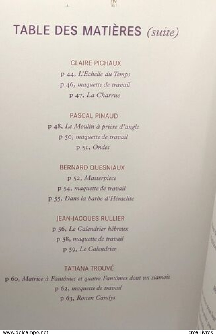 Tenture 2001 - Exposition Musée Départemental De La Tapisserie Aubusson... 29 Octobre 2005-5 Mars 2006 - Art