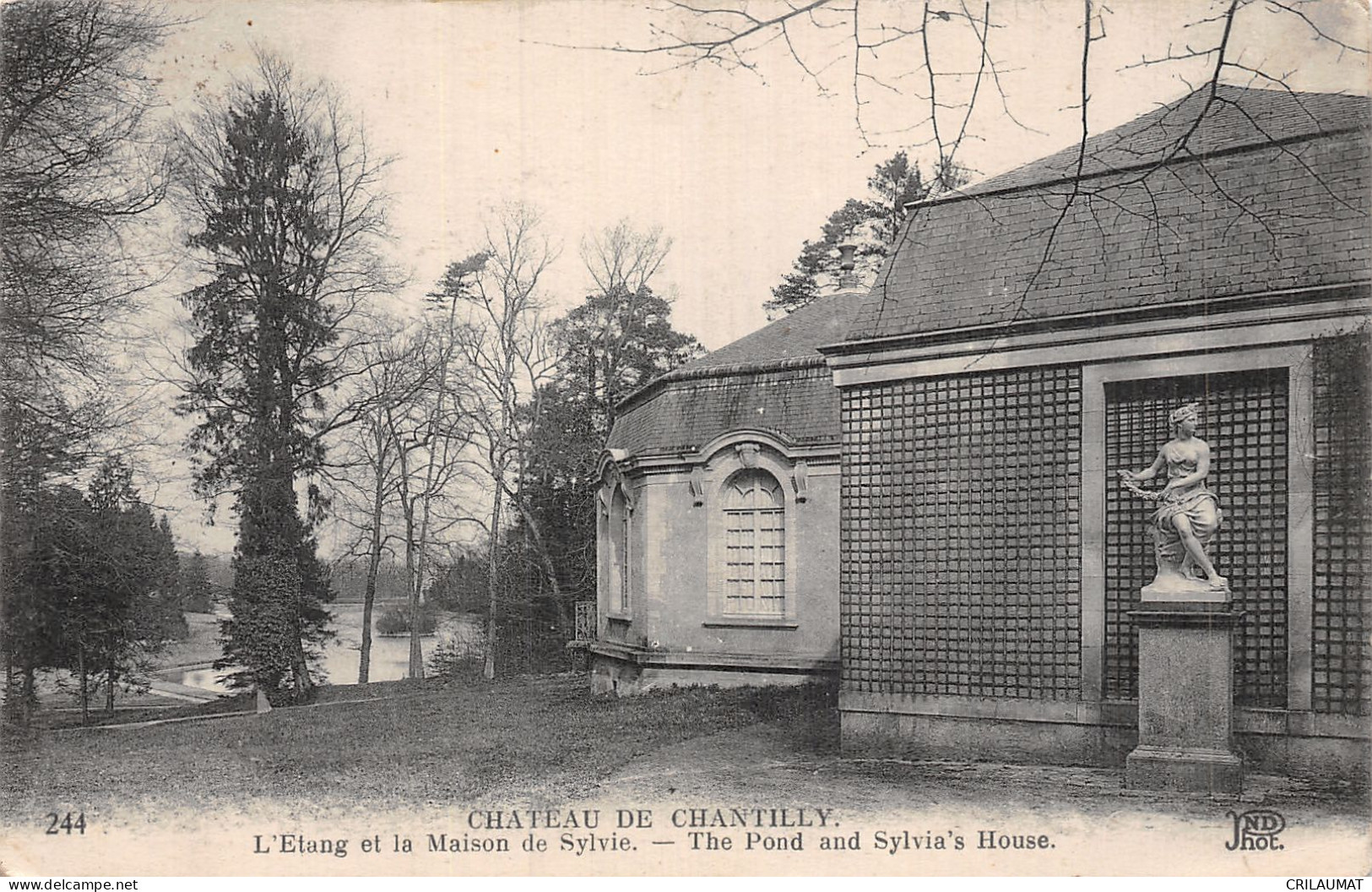 60-CHANTILLY LE CHÂTEAU-N°5148-C/0361 - Chantilly