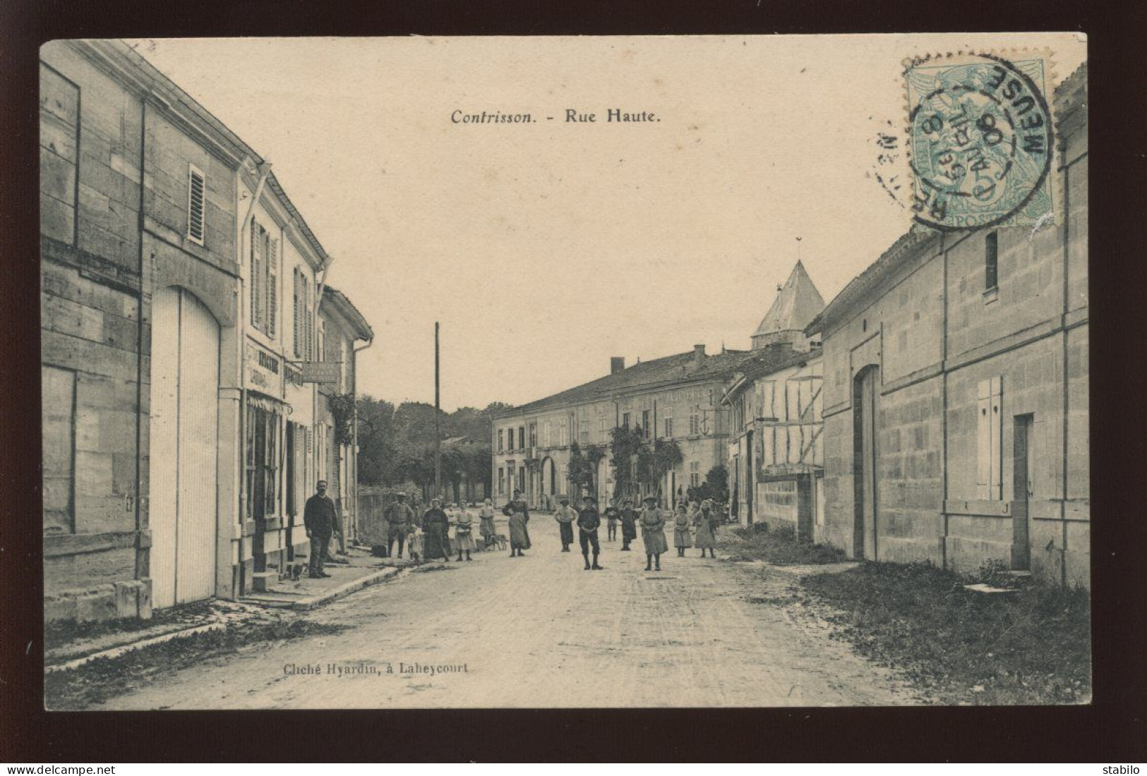 55 - CONTRISSON - RUE HAUTE - EDITEUR HYARDIN - Sonstige & Ohne Zuordnung