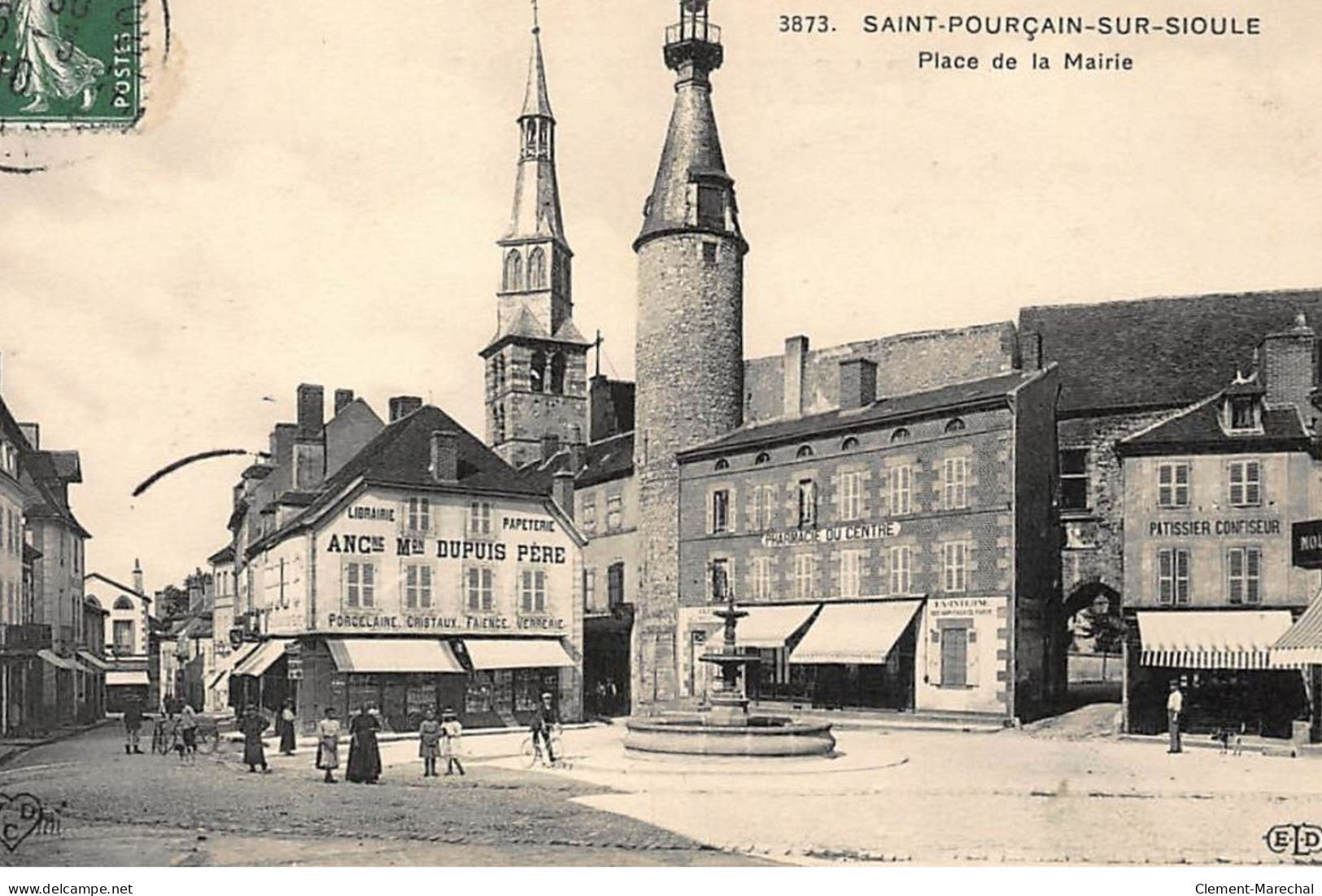 SAINT-POURCAIN-sur-SIOULE : Place De La Mairie - Tres Bon Etat - Autres & Non Classés