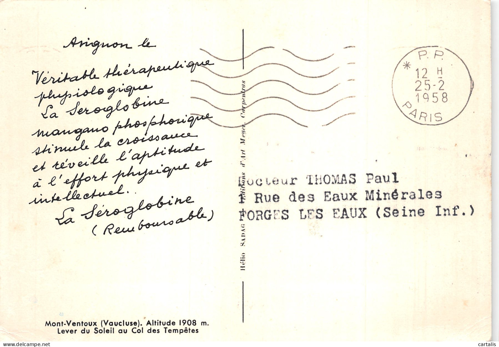 84-MONT VENTOUX-N°4203-C/0321 - Autres & Non Classés