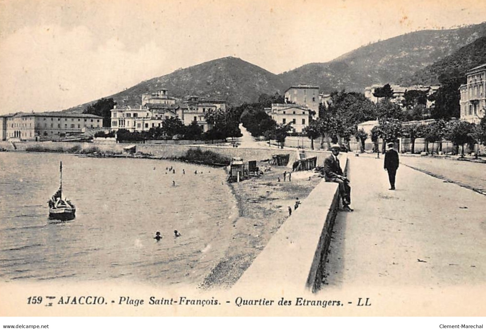 AJACCIO : Place Saint-francois Quartier Des Etrangers - Tres Bon Etat - Ajaccio