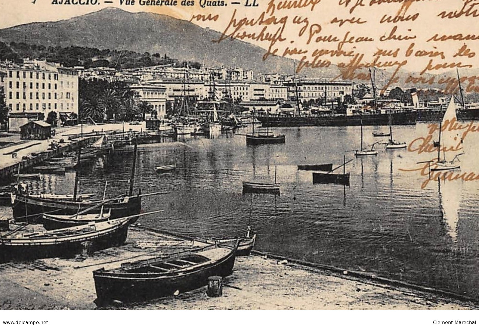 AJACCIO : Vue Geneerale Des Quais - Tres Bon Etat - Ajaccio