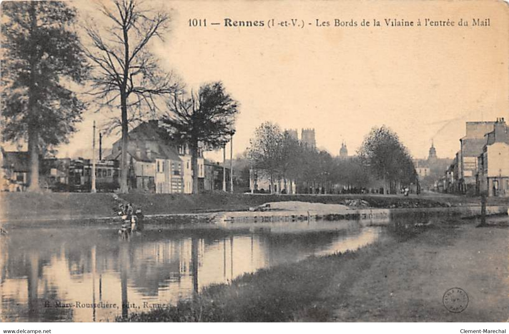 RENNES - Les Bords De La Vilaine à L'entrée Du Mail - Très Bon état - Rennes