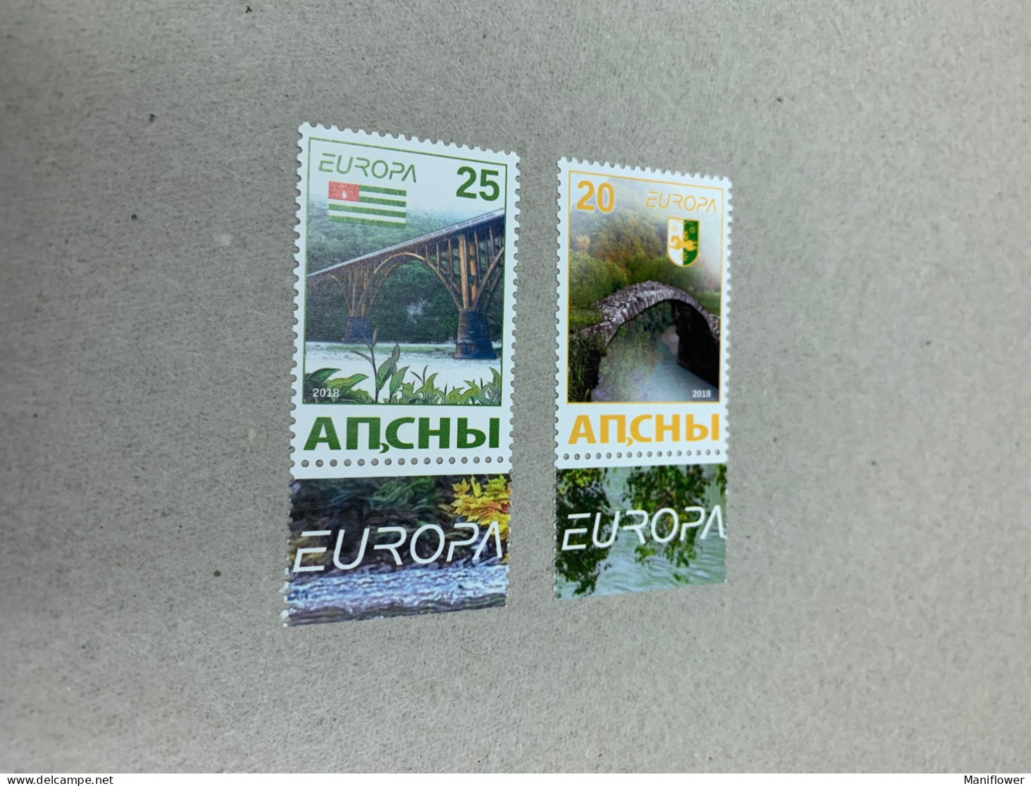 Bridge Flag Europa Stamp MNH 2018 - Brücken