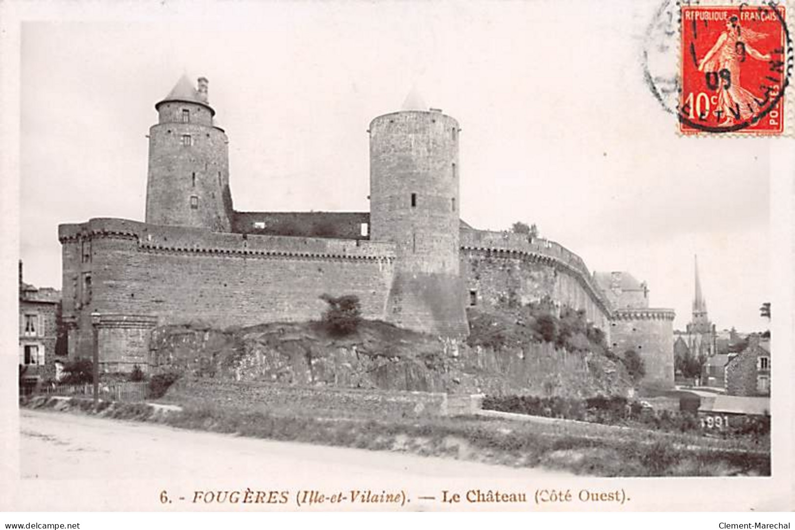 FOUGERES - Le Château (côté Ouest) - Très Bon état - Fougeres