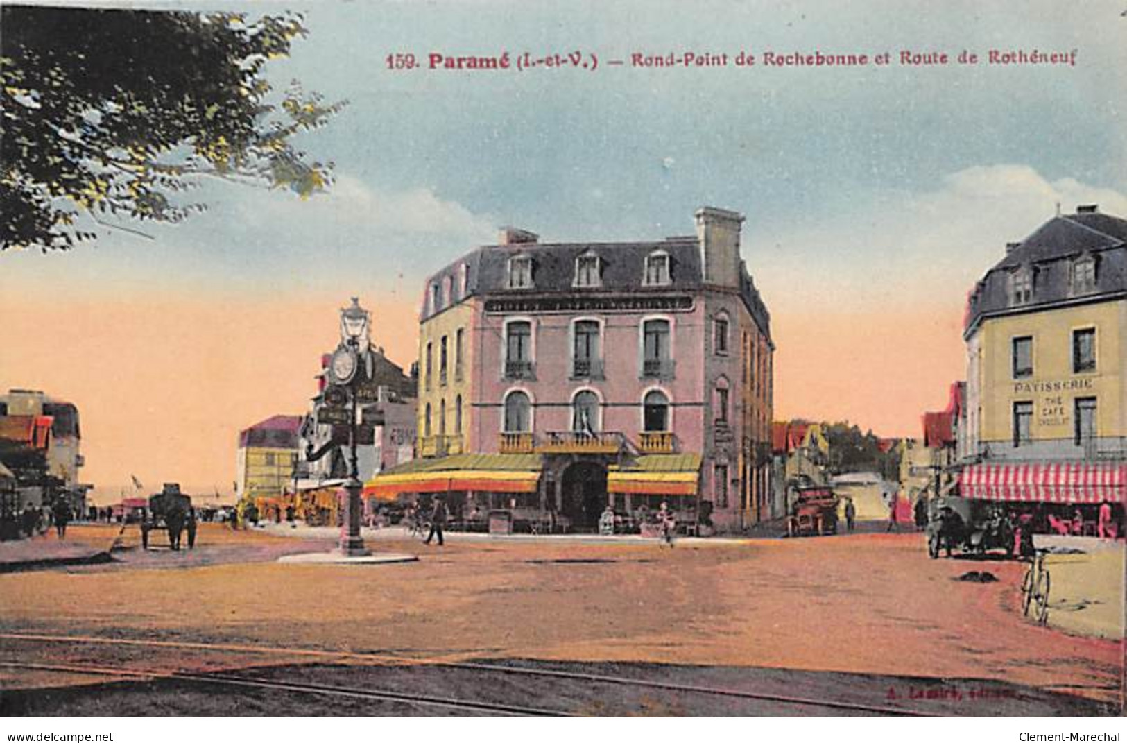 PARAME - Rond Point De Rochebonne Et Route De Rothéneuf - Très Bon état - Parame