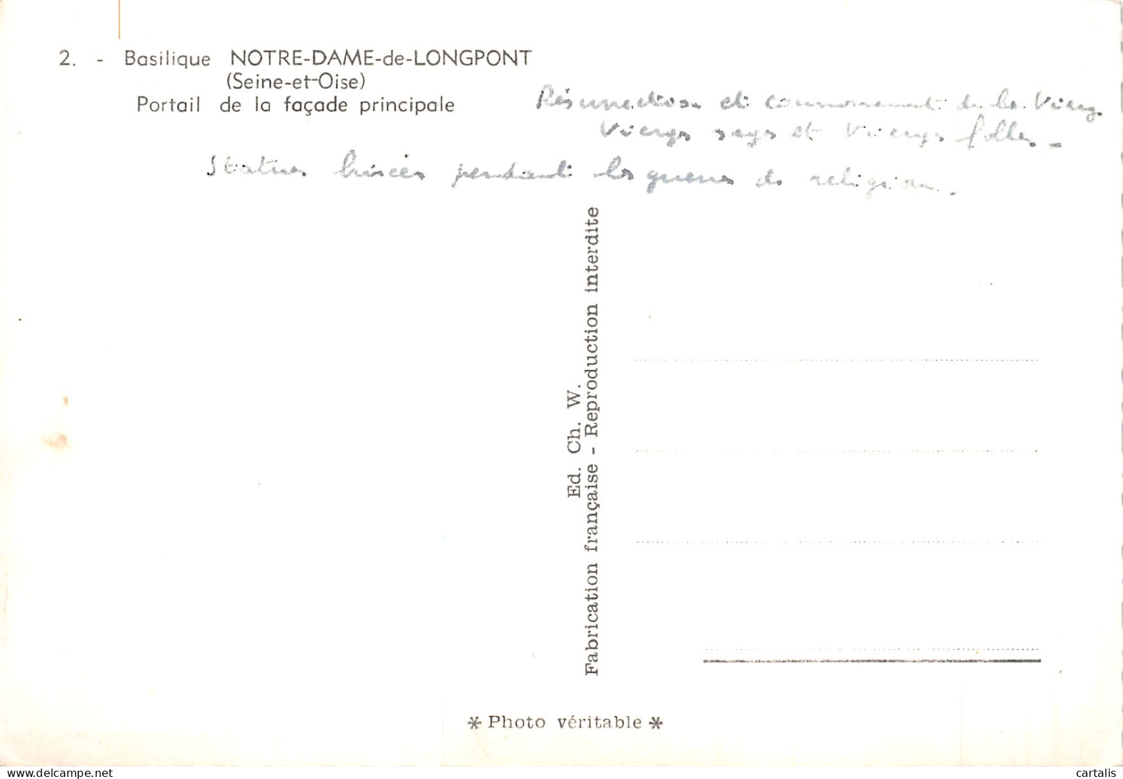 91-NOTRE DAME DE LONGPONT-N°4207-B/0319 - Other & Unclassified