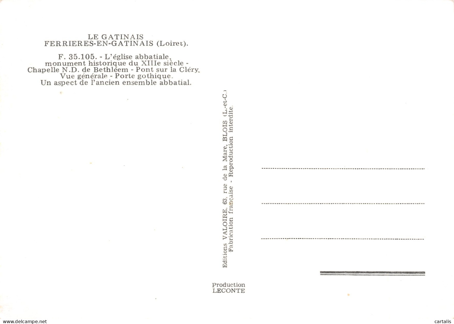 45-FERRIERES EN GATINAIS-N°4208-C/0375 - Other & Unclassified