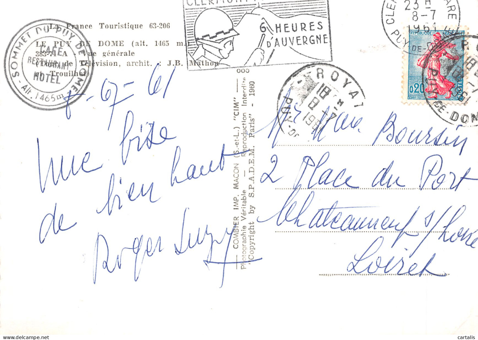 63-LE PUY DE DOME-N°4209-B/0337 - Other & Unclassified