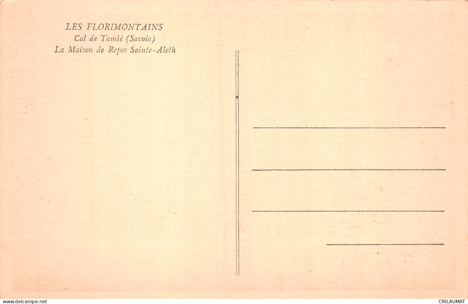 73-COL DE TAMIE-N°5152-G/0099 - Sonstige & Ohne Zuordnung