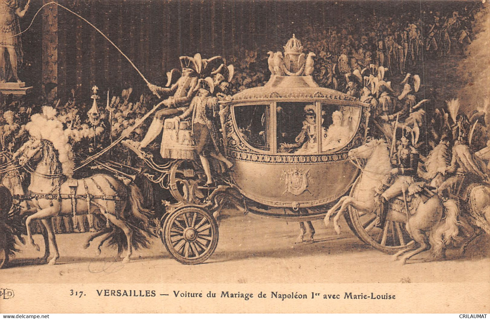 78-VERSAILLES VOITURE DU MARIAGE DE NAPOLEON 1ER-N°5153-H/0343 - Versailles (Château)