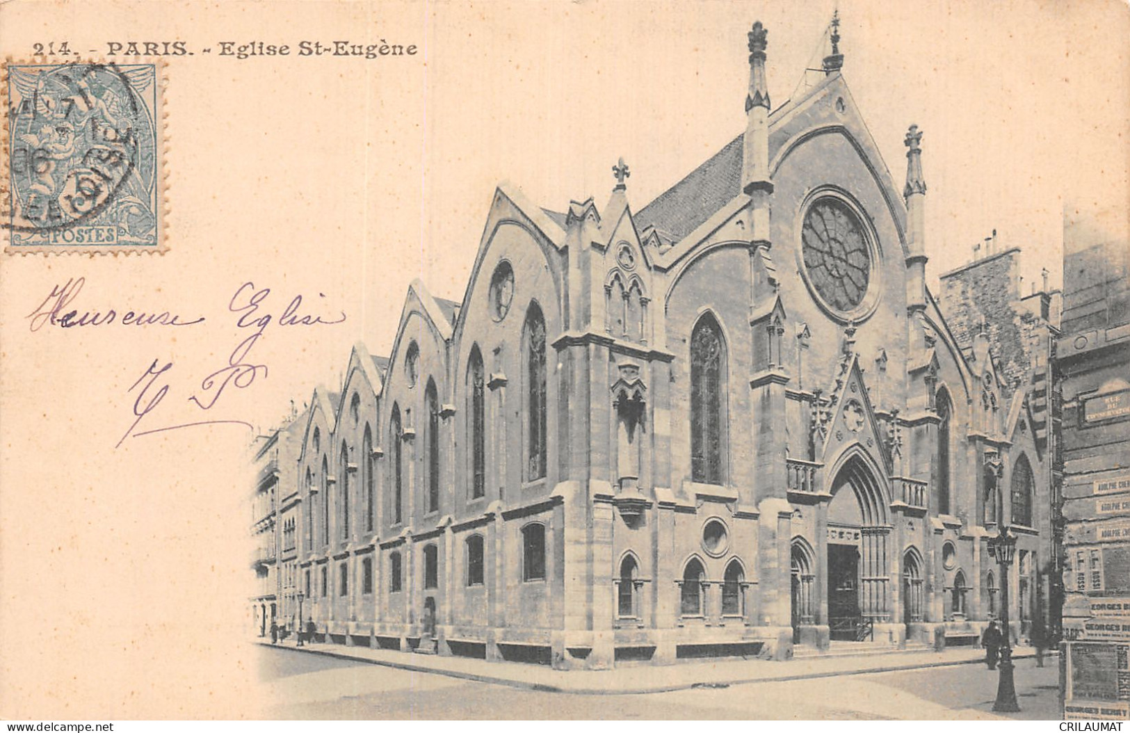 75-PARIS EGLISE SAINT EUGENE-N°5154-A/0273 - Eglises